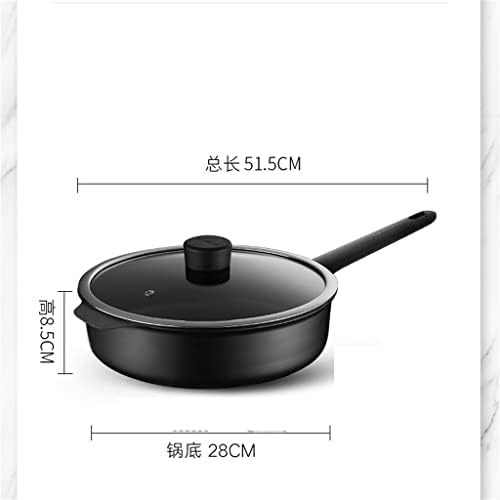 כלי בישול סט שחור פאן עם מכסה סכום אוסף כלי בישול סכום כלי בישול טפלון אספקת מטבח