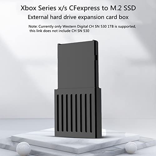 תיבת כרטיסי הרחבה של כונן קשיח חיצוני לסדרת Xbox X/S קונסולת המשחקים, תיבת המרה של כונן קשיח מארח חיצוני M.2,