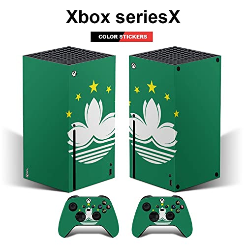 דגל של Macau Xbox Series Console ו- Controller Skins