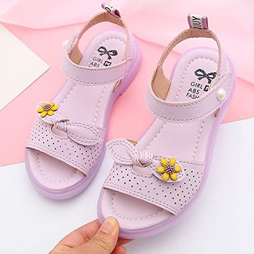 נעלי ילדים פרח אופנה סנדלים סוליים עבים