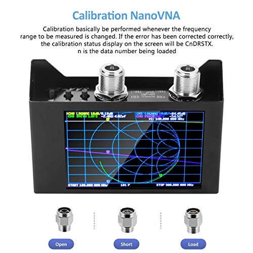 AURSINC NANOVNA SAA-2N v2.2 אנליזר רשת וקטור 50kHz-3GHz HF VHF uHF אנטנה מנתח מדידת פרמטרים,