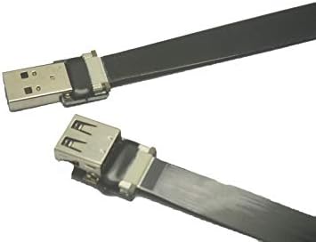 קבוע FPV קבוע שטוח דק דק דק כבל FPC כבל סטנדרט USB זכר ישר לסטנדרט USB נקבה USB תקע נשי USB של כלי קיבול לסנכרון