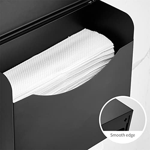 מתקן מגבות נייר LIRUXUN רכוב על קיר מחזיק נייר כפול מחזיק נייר מתכת מתכת מטבח חדר אמבטיה