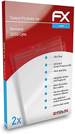 סרט הגנת המסך של Atfolix תואם למגן מסך Lynx SD55 Lynx, סרט מגן אולטרה-ברור FX