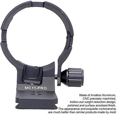 Ishoot Tripod Mount Mount Tird Collar תואם ל- Canon EF-E Sigma MC-11 Mount Converber Thin