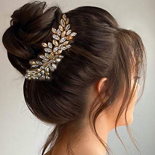 זוסטאר קריסטל חתונת שיער גפן הכלה שיער חתיכה כלה כיסויי ראש חתונה פרח שיער אביזרי עבור נשים ובנות