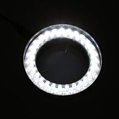 נמלים 60 נמלים 60 LED טבעת אור מתכווננת מנורת תאורה למיקרוסקופ זום סטריאו