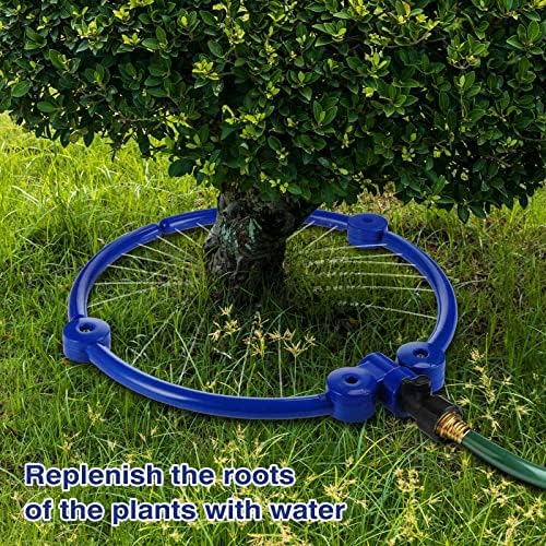 עץ עץ 360 מעלות עץ עץ עץ שורש השקיית השקיית עץ מערכת מים מעגל ממטרה ומערכת השקיה בגינה עם מפצל צינור Y לעץ