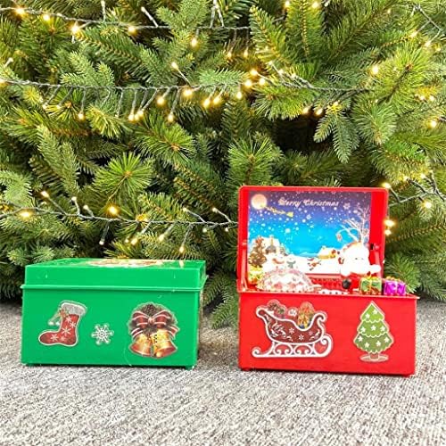 קופסת מוסיקה בסגנון חג המולד N/A Style Frient Creative Santa Claus Decat