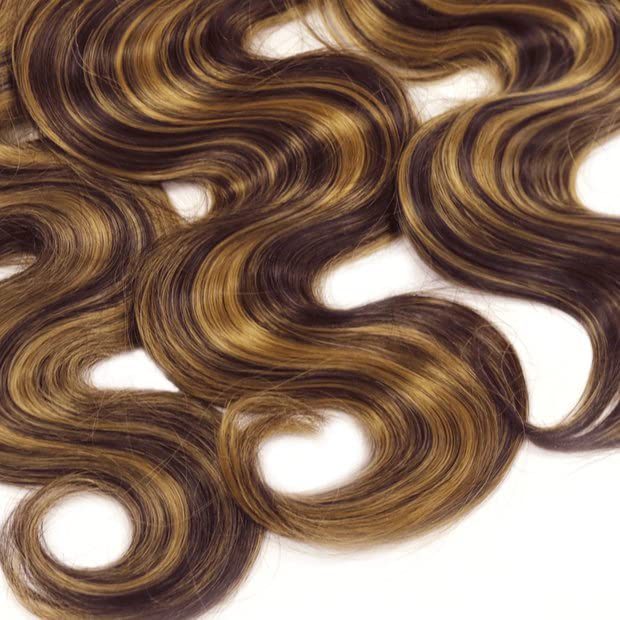 אומברה גוף גל חבילות להדגיש צרור שיער טבעי פרואני בתולה דבש בלונד 3 חבילות 20 22 24 אינץ כפול
