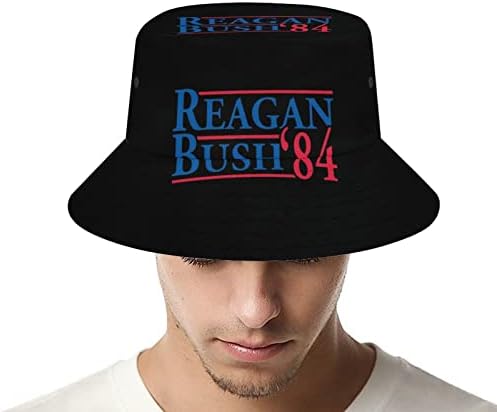 רייגן בוש ' 84 דלי כובע רחב ברים הגנה שמש כובע חוף כובע מתאים לדיג טיולים גן