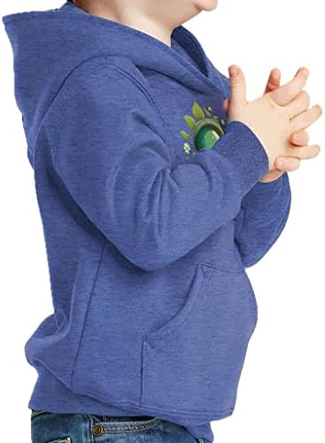 תמנון יצירות אמנות פעוטות סוודר קפוצ'ון - ספוג אמנות ספוג קפוצ'ון פליס - קפוצ'ון גרפי לילדים
