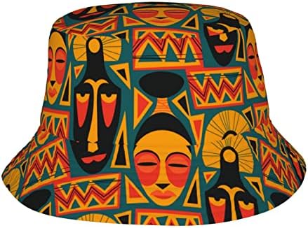 כובעי דלי סגנון שבטי אתני אפריקני לנשים גברים אריזות כובע שמש כובע אופנה כובע קיץ חוף כובע נסיעות