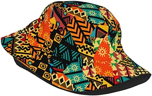 כובעי דלי סגנון שבטי אתני אפריקני לנשים גברים אריזות כובע שמש כובע אופנה כובע קיץ חוף כובע נסיעות
