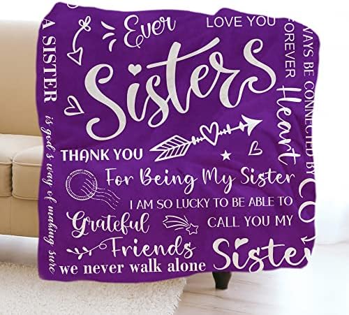 מתנות של אחות הקסגרם מאחיות, מתנות ליום אמהות, שמיכה, מתנות אחות, מתנות ליום הולדת אחות מאחות,