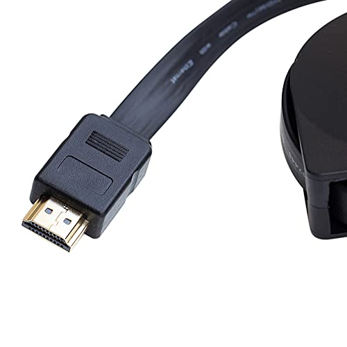 JCNIO נשלף HDMI 2.0 כבל 1.5 מ '/5ft באורך 4K רזולוציה, שחור