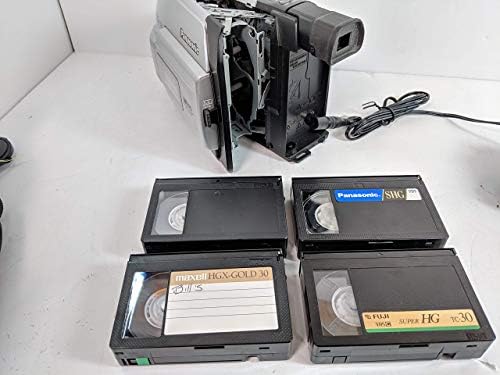 Panasonic VHS-C מצלמת וידיאו עם מתאם USB להעברת קלטת לקלטת VHSC דיגיטלית וריקה