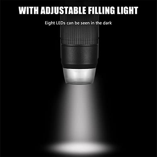 מיקרוסקופ וידאו של ADFSFD עם 8 LED 1080P 1000X 37DB מיקרוסקופ דיגיטלי אלקטרוני לבן עבור אנדרואיד iOS PC
