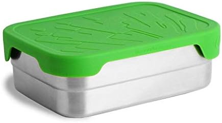 תיבת Splash Box של Ecolunchbox XL מפלדת נירוסטה דליפת דליפה מיכל ארוחת צהריים X-LAGE