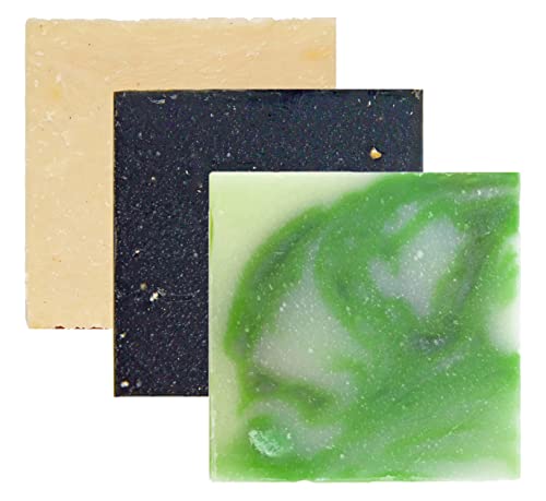 ארומטים ארציים סבון טבעי-6 חבילות-אלוורה טרייה, זפת אורן, רום מפרץ-4.5 אונקיות / בר-תוצרת ארצות