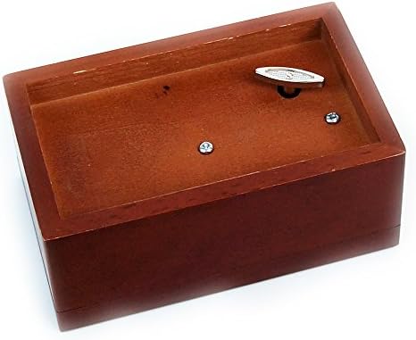 מתעוררים קופסה מוזיקלית עץ בהתאמה אישית עם מראה, קופסת שושבינה בהתאמה אישית, קופסת מוזיקת ​​עץ,