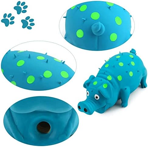 צעצועים של כלבי חזיר פופלאי חריק, טקס כחול טקס נורם כלב הצעצוע