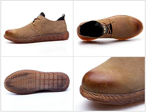 וולקלנד גברים מקרית עור פלדת הבוהן בטיחות נעל