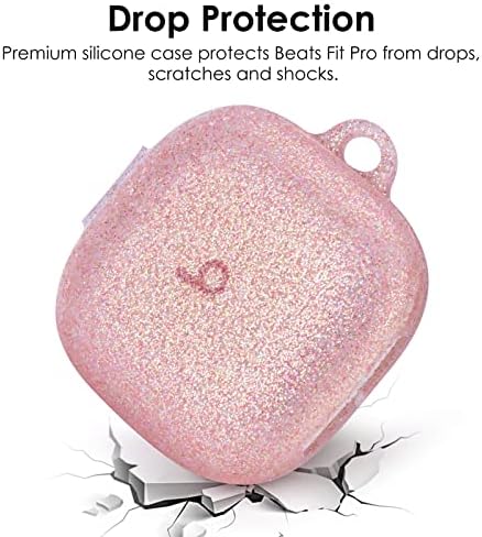 Beats Fit Fit Pro כיסוי מקרה, פילוטו סיליקון פעימות Fit Pro Pro אוזניים מארז לנשים עם אביזרי מגן חמוד של מחזיק