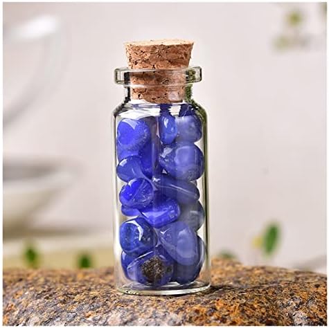 Laaalid xn216 1 pc זכוכית קריסטל טבעית מבקש בקבוק עיצוב בית ריפוי אבן סלע דגימה