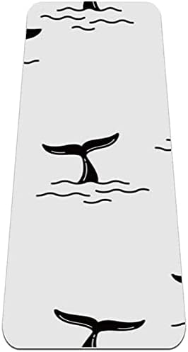 יוגה מחצלת לווייתן זנב ידידותי לסביבה החלקה כושר תרגיל מחצלת עבור פילאטיס ורצפה תרגילי