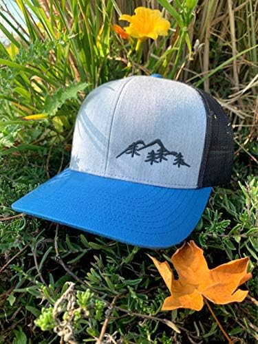 חברת אפולו קפ. כובע משאית - כובע הרים ועצים עם תפרים, סנאפבק