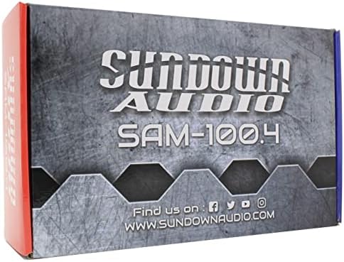 Sundown Audio SAM-100.4 4 ערוצים 700W RMS Dablerifier מגבר
