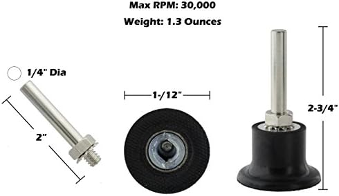 Drixet 1 ”גלגל על ​​מתאם מחזיק דיסק רולוק - עבור סנדרס ולוחרים