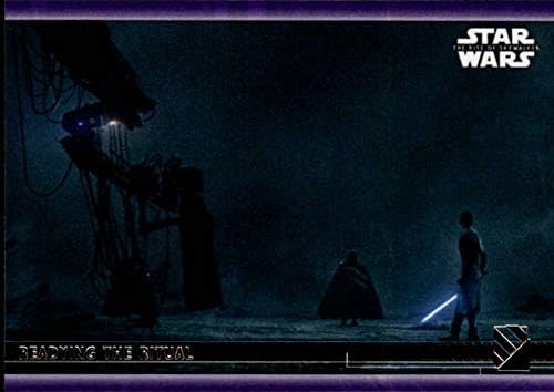 2020 Topps מלחמת הכוכבים עלייה של Skywalker Series 2 Purple 77 בהכנת כרטיס המסחר הטקסי