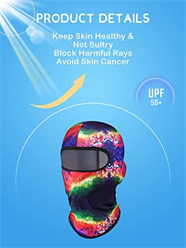 8 חתיכות הגנת שמש בלקלאבה בלקלאבה אטומה לרוח הגנת UV הגנת פנים מלאות כיסוי לספורט חיצוני