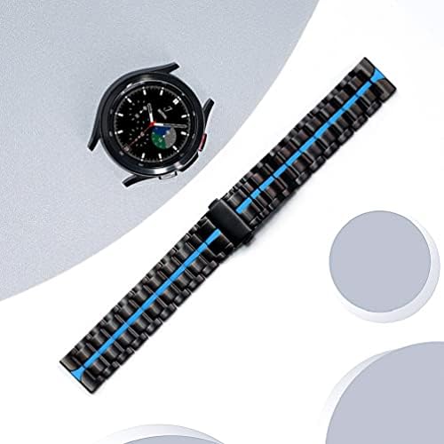 Rabuzi 2 Pack תואם ל- Samsung Galaxy Watch 4 פס 46 ממ 42 ממ קלאסי, 20 ממ שחרור מהיר רצועת שעון עור
