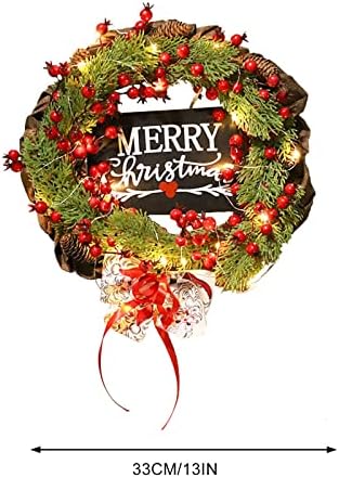 XIOS לב ריאליסטי 2022 NEW PE אדום טבעת ברזל טבעת חג חג המולד שלט עץ עץ קישוטי קישוט לחג המולד קישוטי
