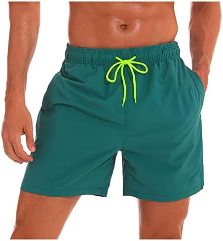 מכנסיים קצרים של חוף Fsahjkee גברים, אימון גזעי שחייה שחייה אימונים שחייה מפעילים מכנסי טרנינג מכנסי טרנינג