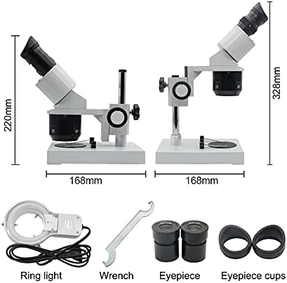 צ ' דיוף 10-20-30-40 מיקרוסקופ סטריאו משקפת מיקרוסקופ תעשייתי מואר עם עינית לבדיקת מעגלים מודפסים לתיקון