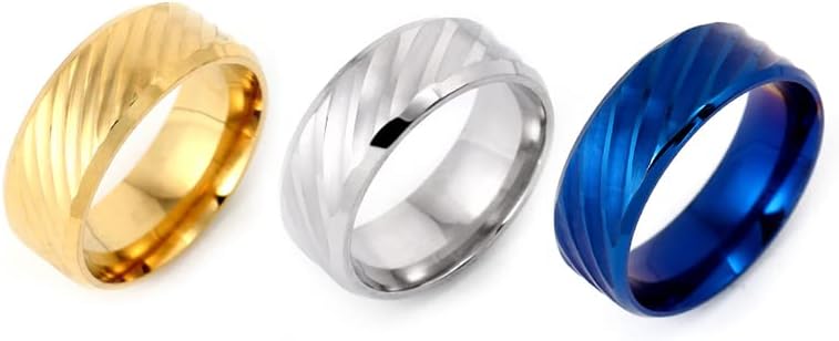 קולסו 8 ממ כסף טבעת מים גל טבעות לגבר ונשים אישית טבעות אישית חקוק טבעת-25215