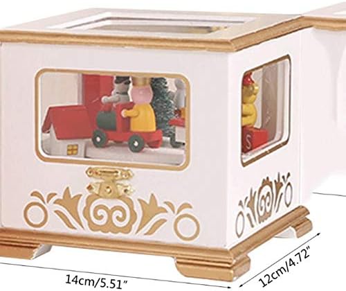 Ylyajy White, רכבת אדומה צורה לחג המולד קופסאות אחסון קופסאות אחסון קופסאות קופסאות קופסאות קופסת