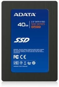 Adata 40GB Sandforce 2.5 אינץ 'SATA II 3.0GB/S כונן מצב מוצק פנימי AS599S-40GM-C