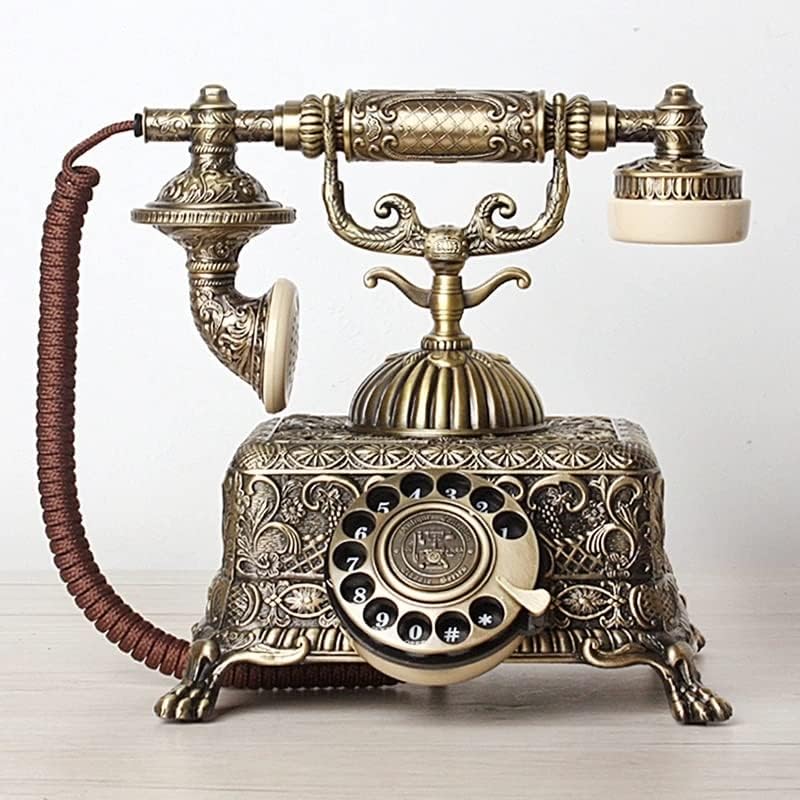 Lhllhl מתכת וינטג 'טלפון עתיק