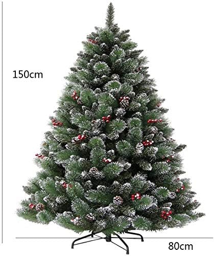 150 סמ עץ חג המולד אורן מחטים ועלים מעורב צפיפות מקורה חיצוני חיצוני חיצוני ציוד מתכת תמיכה מסגרת )