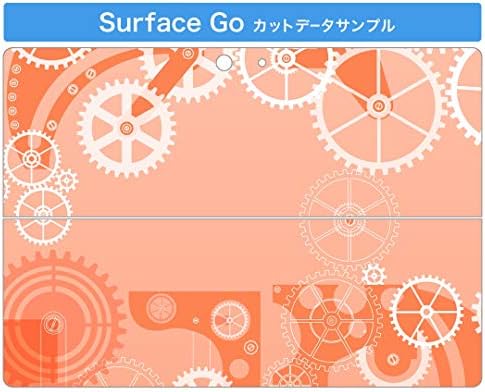 כיסוי מדבקות Igsticker עבור Microsoft Surface Go/Go 2 עורות מדבקת גוף דקיקים של גוף דק 008665 דפוס כתום הילוך