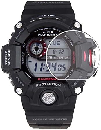 סרט מגן מסך Puccy 3 Pack, התואם ל- Casio GW9400-1 GW-9400 סדרת TPU Guard for Smart Watch Smartwatch （לא מגני זכוכית