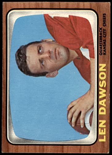 1966 Topps 67 Len Dawson Kansas City Chiefs VG+ Purdes Purdue