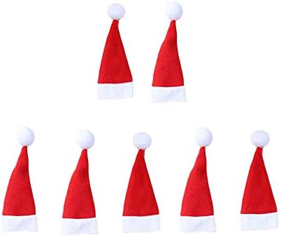 כלי שולחן סט חג המולד חג המולד אחסון כובע דקורטיבי 7 יחידות כלי מזלג בית תפאורה מטענים דבש