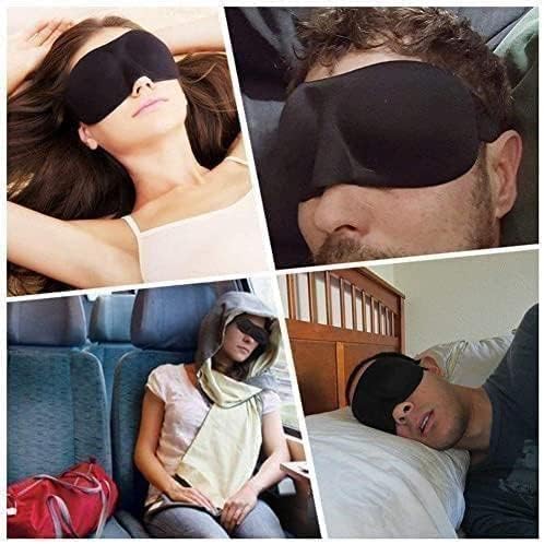 מסכת שינה תלת מימדית טבעית שינה מסיכת עיניים כיסוי צלליות צלל טלאי עיניים נשים כיסוי עיניים 1 pc גברים מטיילים