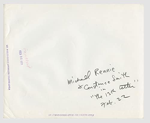 מייקל רני קונסטנס סמית צילום סרט מקורי בציר 1951 המכתב ה -13